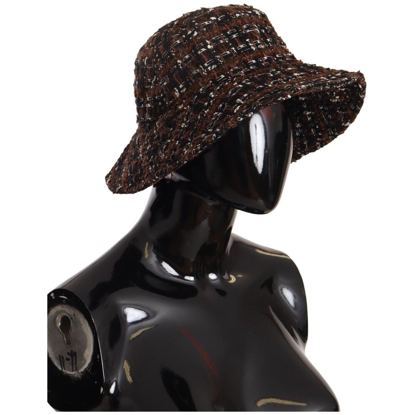 Dolce & Gabbana Multicolor Fabric Woven Wide Brim Bucket Hat HAT9226 - 56