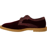 Dolce & Gabbana Bordeaux Velvet Exotic Leather Shoes MV4385- 44