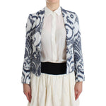 Christian Pellizzari Blue White Blazer Suit Jacket SIG12499-1