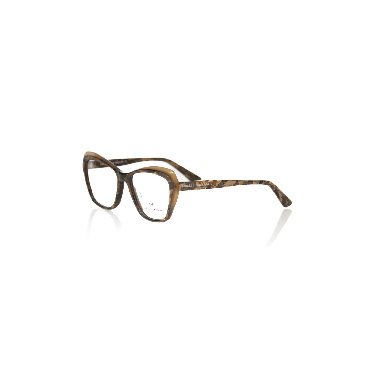 Frankie Morello Beige Acetate Glasses Frame