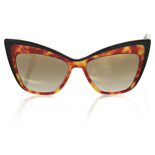 Frankie Morello Brown Acetate Women Sunglass FR-22077
