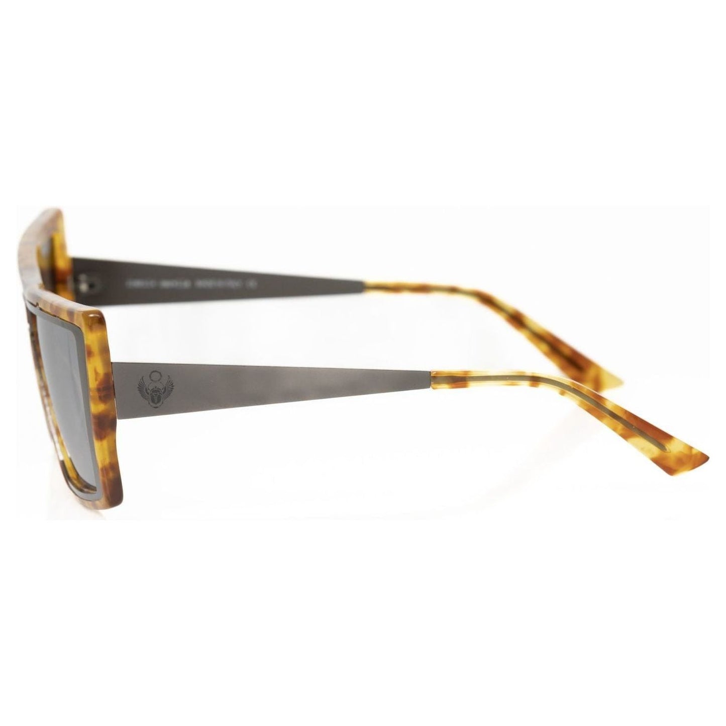 Frankie Morello Brown Acetate Women Sunglass FR-22068