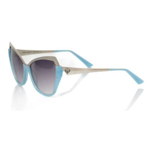 Frankie Morello Light Blue Acetate Women's Sunglass FR-22082