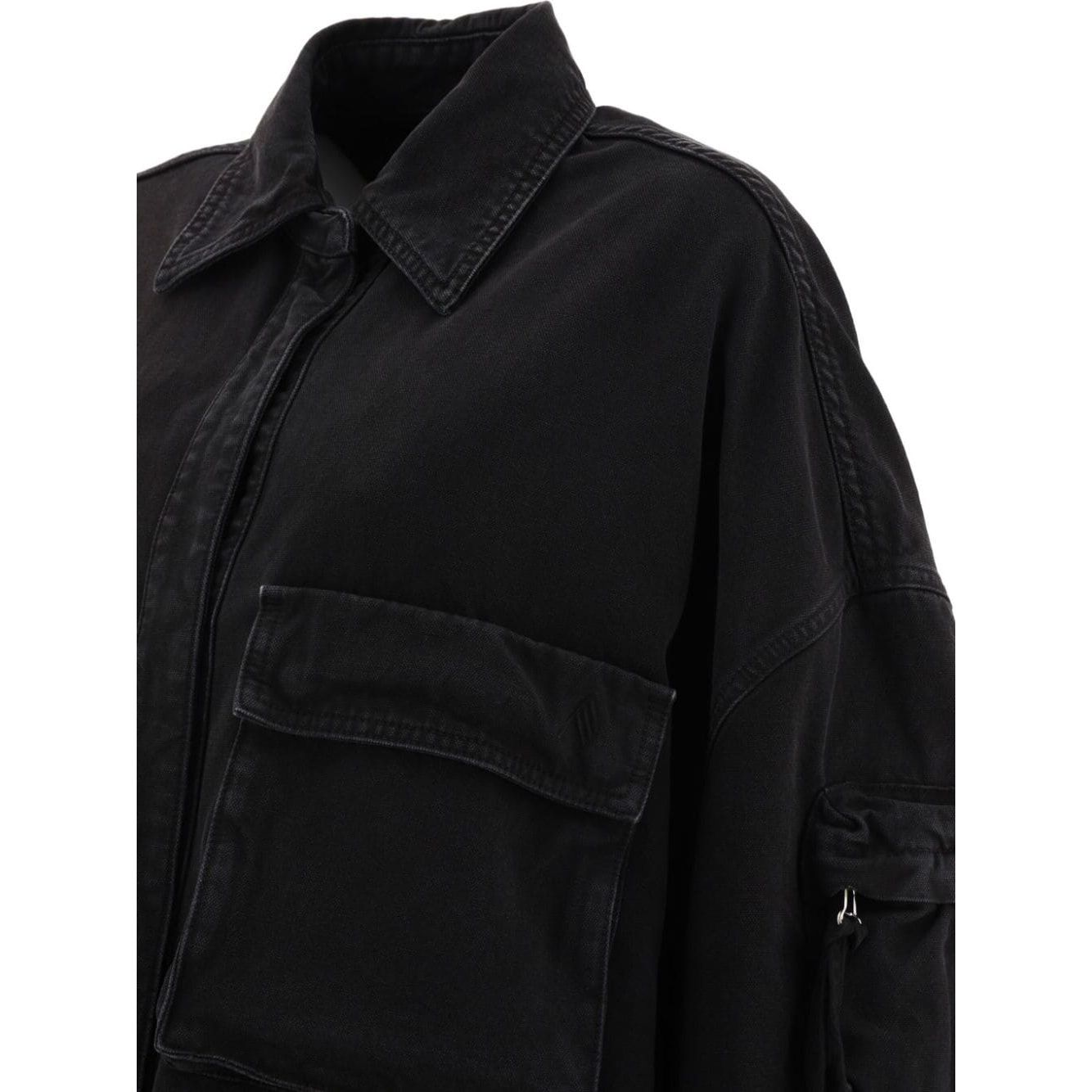 The Attico Coats Black Jackets