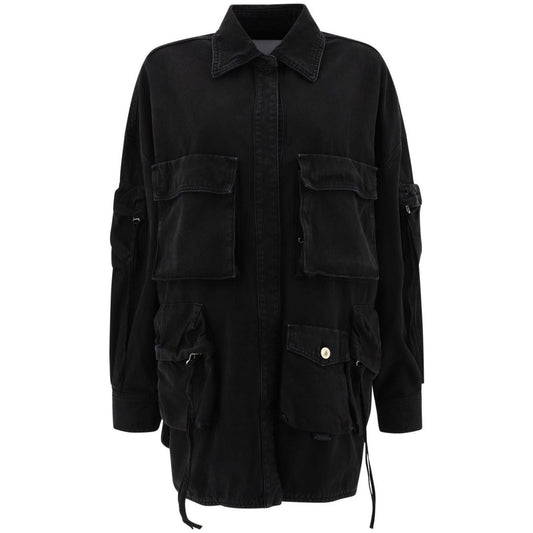 The Attico Coats Black 247WCB48D088100