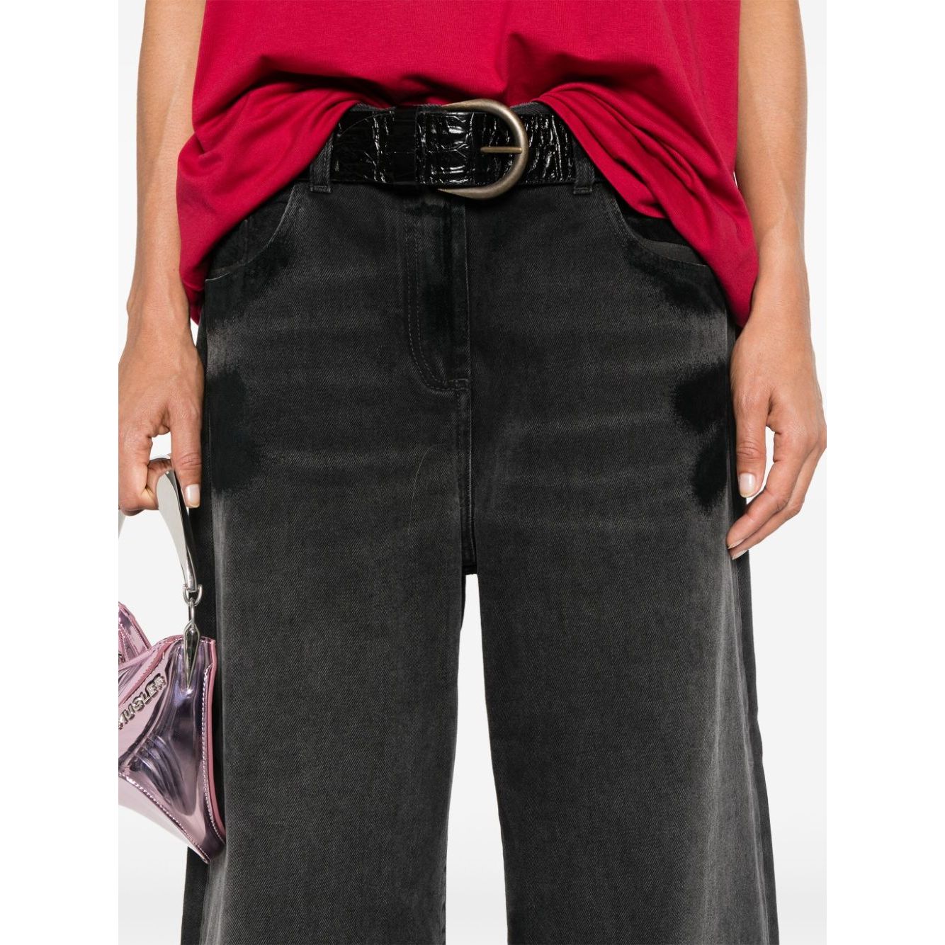 The Attico Jeans Black Jeans