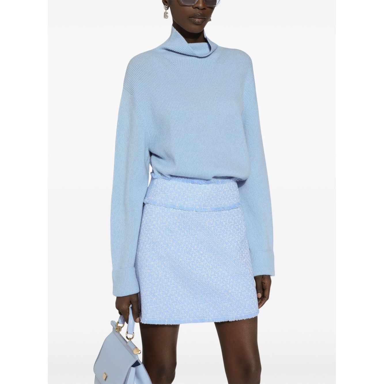 Dolce & Gabbana tweed mini skirt