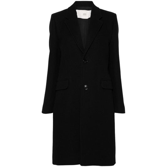 Ami Paris Coats Black FCO010WV0049001