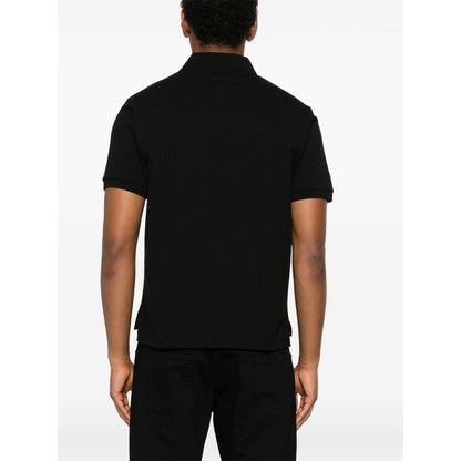 Saint Laurent Piquet cotton polo shirt Topwear