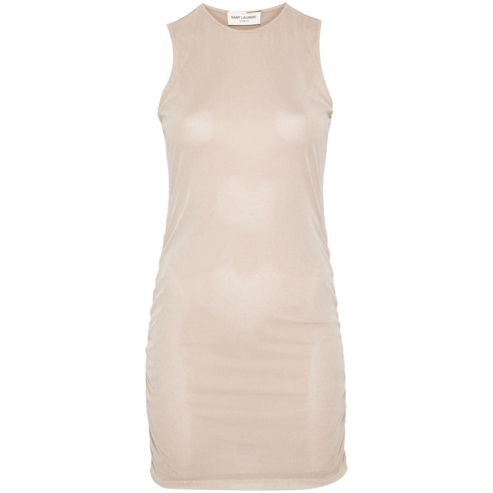 Saint Laurent Short Dress With Ruffles 779419Y4C079749