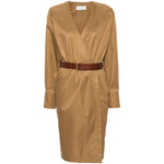 Saint Laurent belted dress 792010Y3A992085