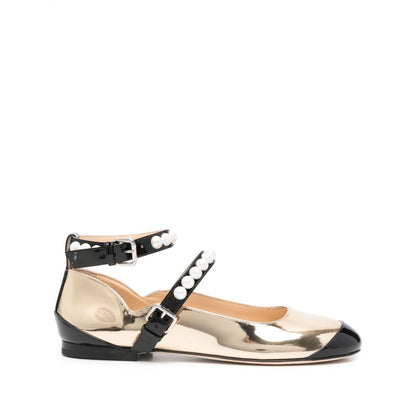MACH & MACH Flat shoes Golden Flat Shoes