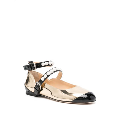 MACH & MACH Flat shoes Golden Flat Shoes