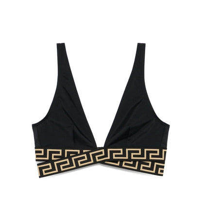 Versace greca print bikini top Beachwear & underwear