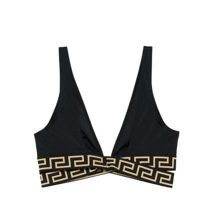 Versace greca print bikini top Beachwear & underwear