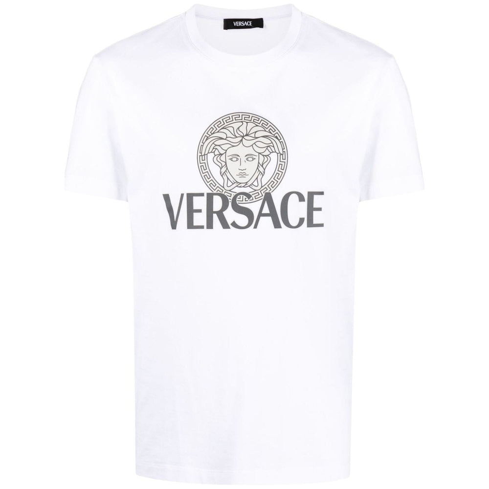 Versace Medusa logo-print T-shirt 10142261A100881W000-P25