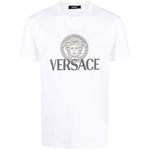 Versace Medusa logo-print T-shirt 10142261A100881W000-P25