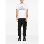Versace Medusa logo-print T-shirt 10142261A100881W000-P25