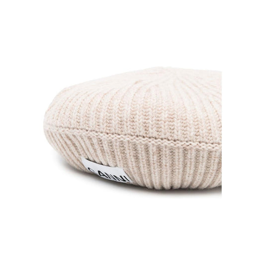 Ganni Ribbed wool hat A4430196-P25
