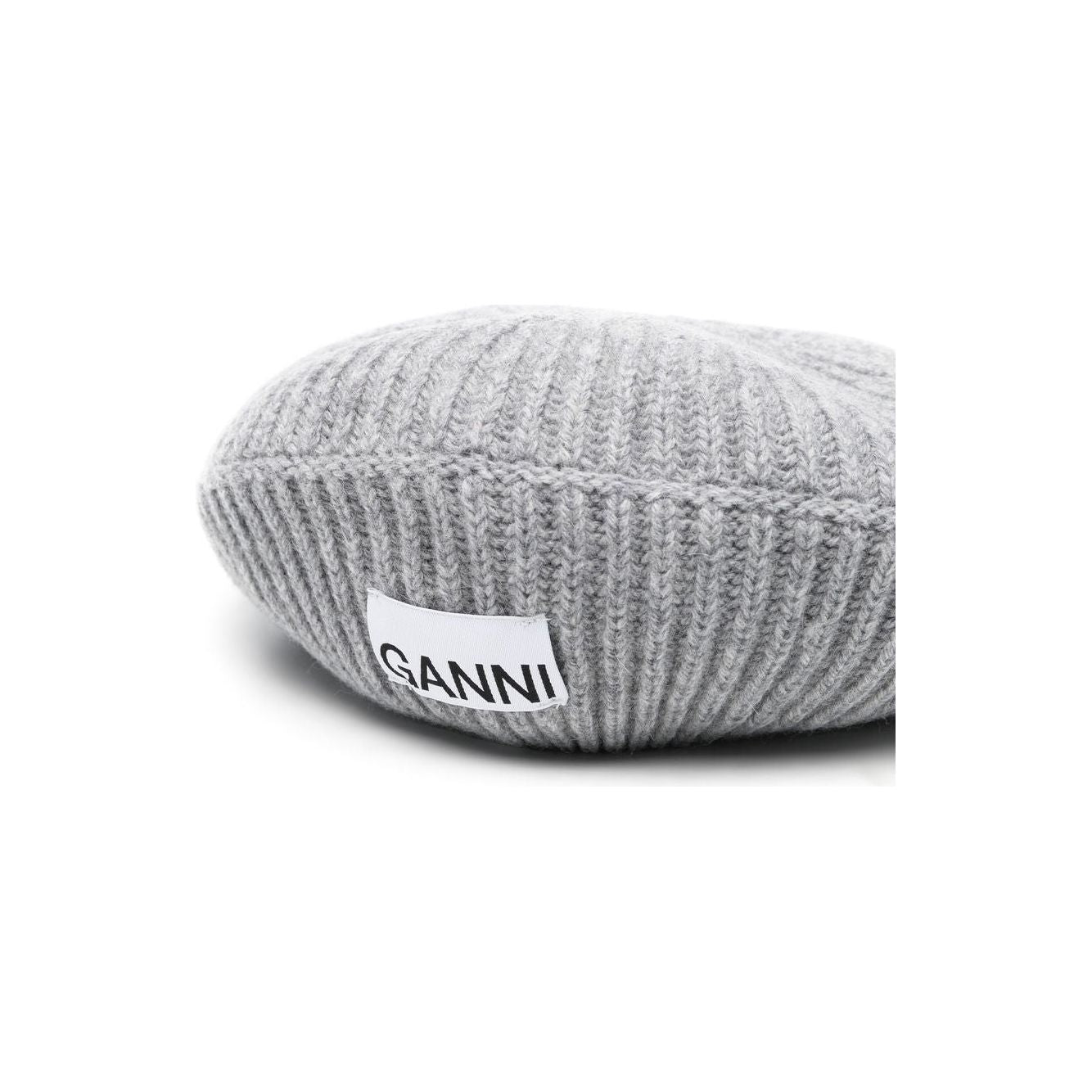 Ganni Ribbed wool hat A4430921-P25