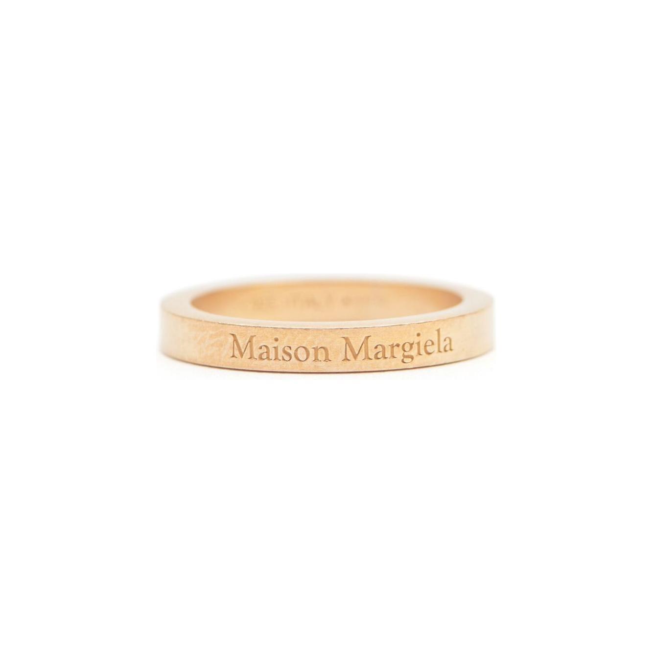 Maison Margiela logo-engraved band ring SM1UQ0080SV0158950-AI24