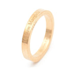 Maison Margiela logo-engraved band ring SM1UQ0080SV0158950-AI24