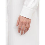 Maison Margiela logo-engraved band ring SM1UQ0080SV0158950-AI24