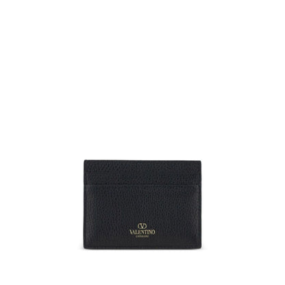 Valentino Garavani Rockstud leather card case
