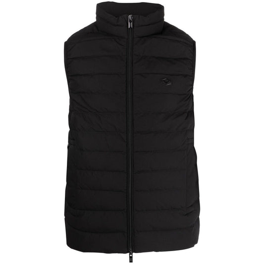 Emporio Armani Sleeveless full-zip down jacket 8N1BQ11NLRZ0999-P25