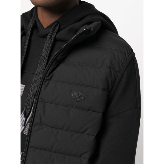Emporio Armani Sleeveless full-zip down jacket 8N1BQ11NLRZ0999-P25