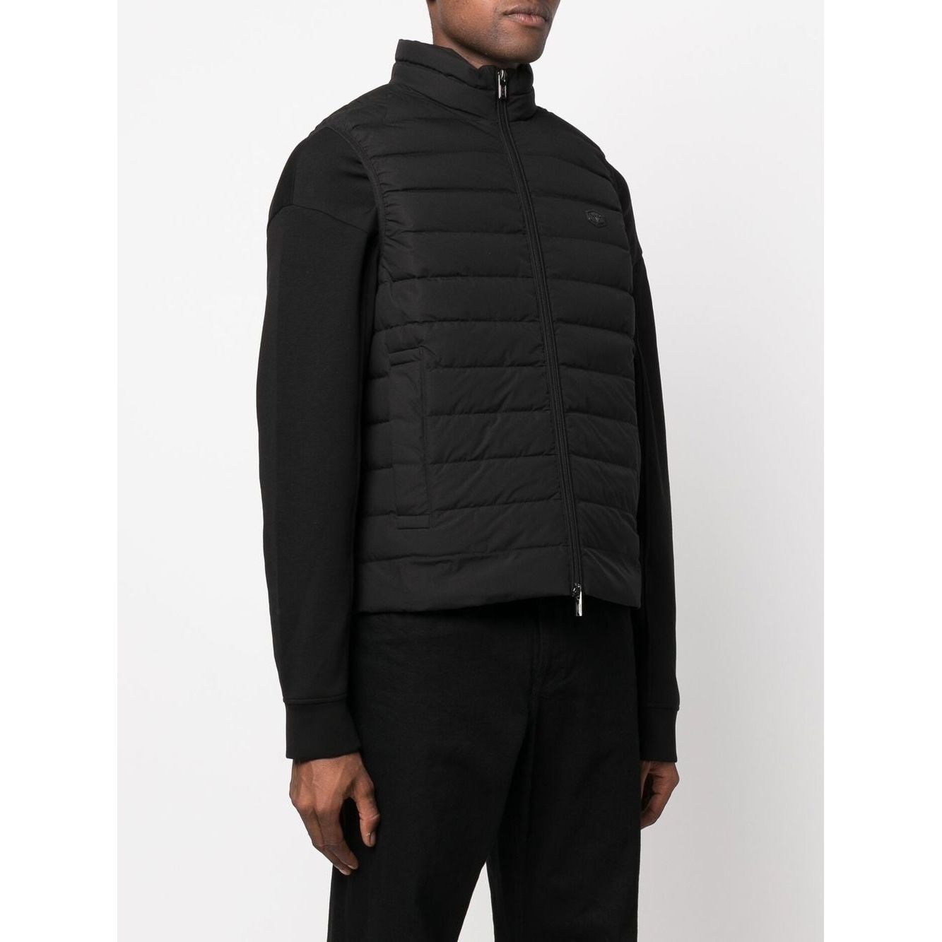 Emporio Armani Sleeveless full-zip down jacket 8N1BQ11NLRZ0999-P25