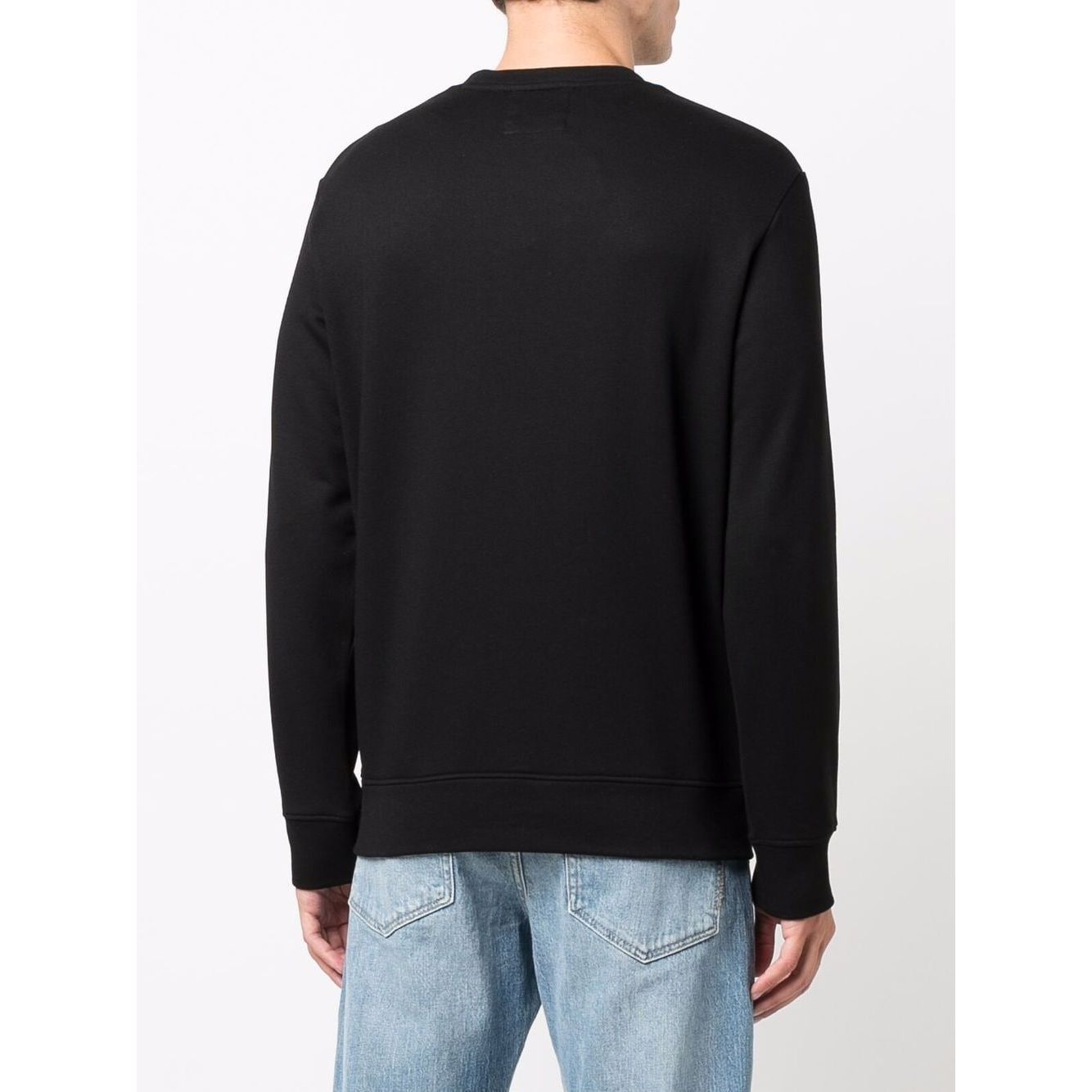 Emporio Armani Modal-blend sweatshirt with logo print Topwear