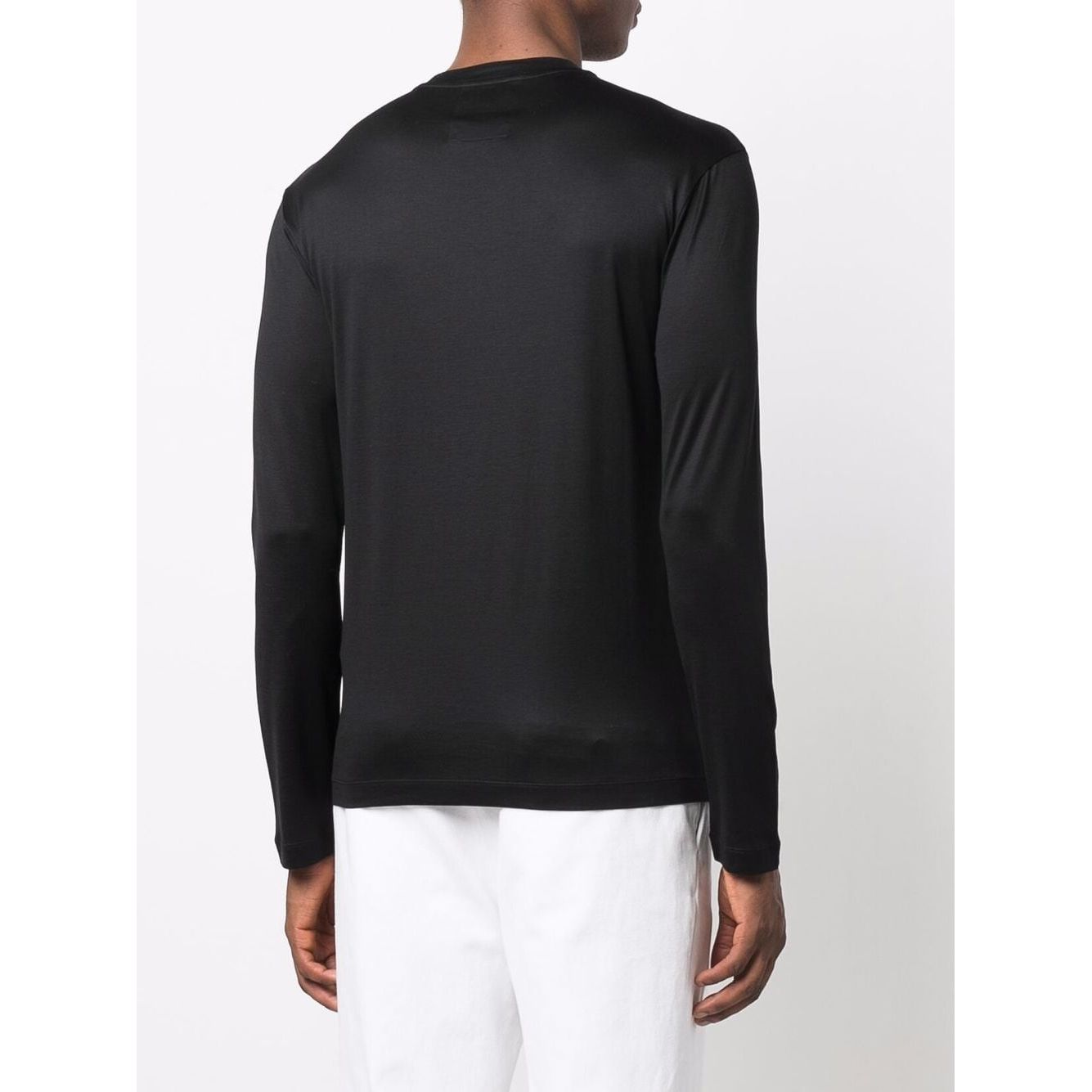 Emporio Armani ASV sweater in black 8N1TE91JUVZ0999-P25