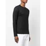 Emporio Armani ASV sweater in black 8N1TE91JUVZ0999-P25
