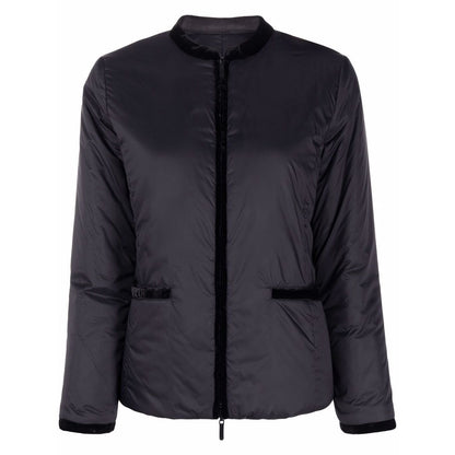 Emporio Armani Nylon reversible guru-collared jacket Jackets
