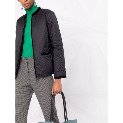 Emporio Armani Nylon reversible guru-collared jacket Jackets