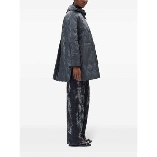 Ganni Shiny Quilt Midi Jacket W0170052-P25