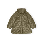 Ganni Shiny Quilt Midi Jacket W0171861-P25