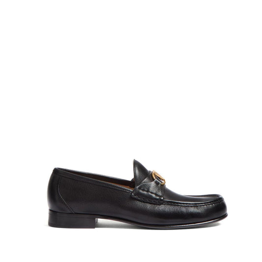 Valentino Garavani Vlogo Signature Moccasin In Buffalo YS0J68MIL0NO-P25