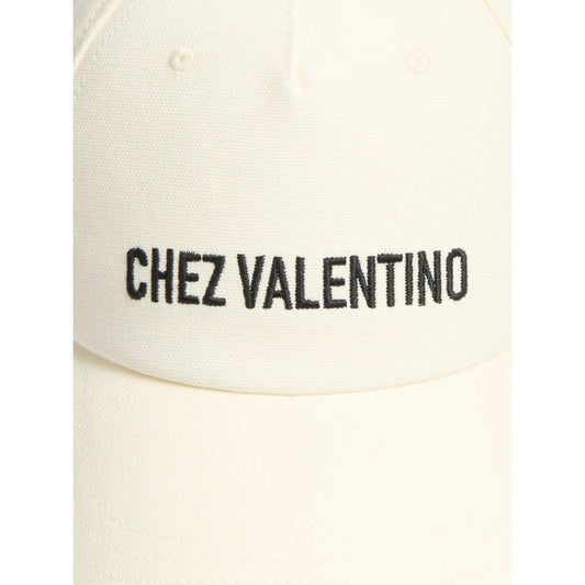 Valentino Garavani Chez Valentino cotton cap YHDA41FVH0AN-P25