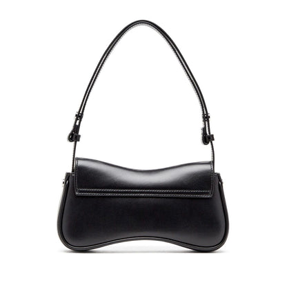 Diesel Play-Semi gloss leather shoulder bag Clutches