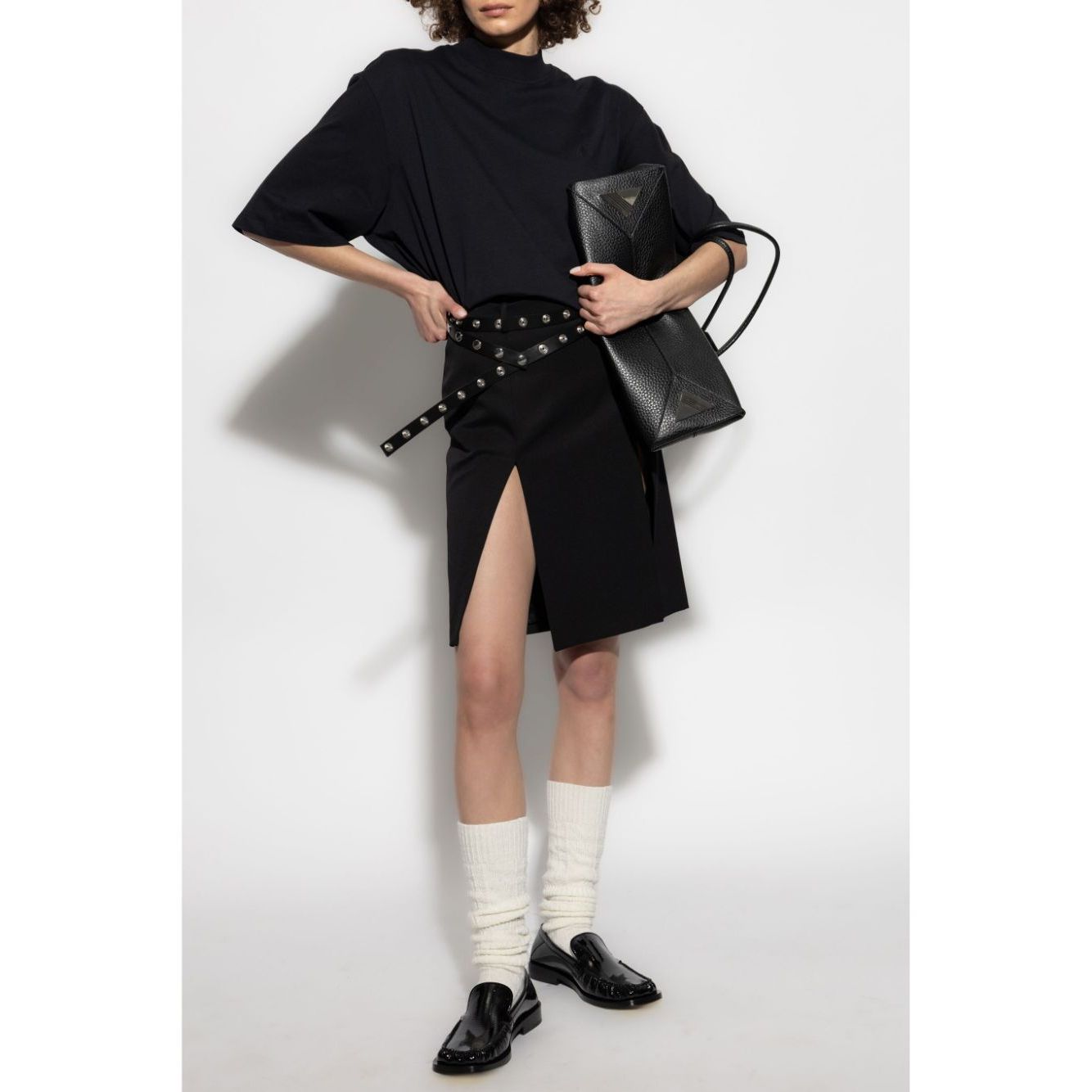 The Attico T-shirts and Polos Black