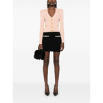Balmain cropped Knit cardigan DF1KL007KB070LB-P25