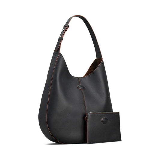 Tod's Di hobo leather bag LDin,Spring - Summer 2025,Women,Women > Bags,Women > Bags > Shoulder,Yes Eu XBWDBSR9300YATB999-P25