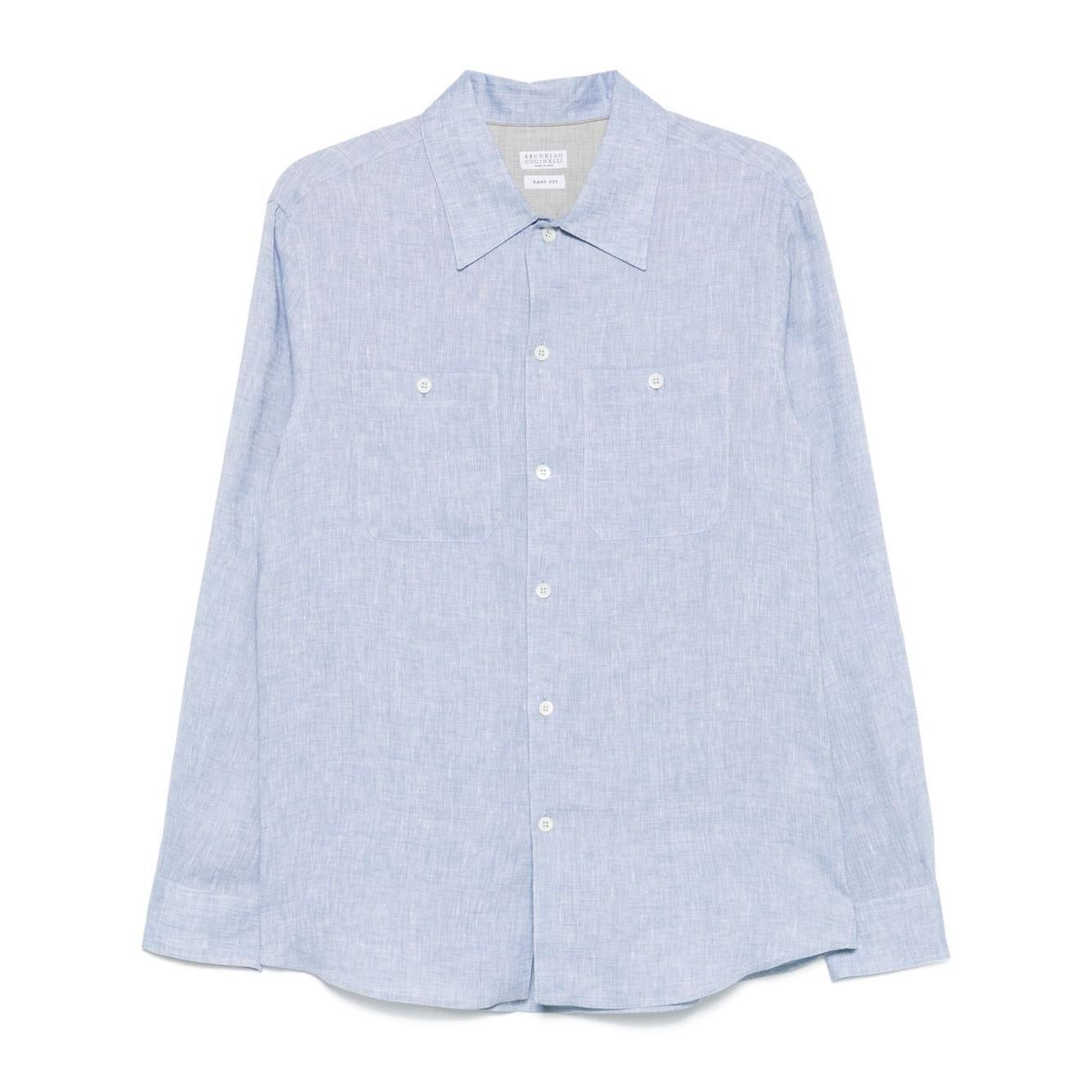 Brunello Cucinelli linen shirt MM6840658C132-P25