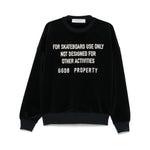 Golden Goose crew neck sweatshirt with embroidered lettering GUP01938P00187250907-P25