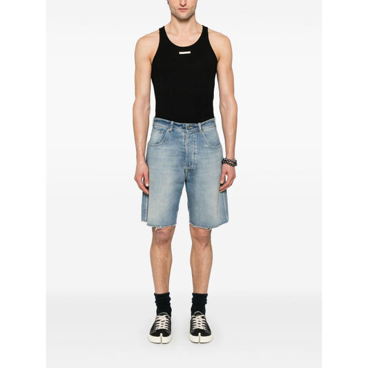 Maison Margiela ribbed-knit top S50NL0049M20060900-P25
