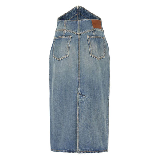Alexander McQueen Skirts Clear Blue 817920QMACV4315-P25