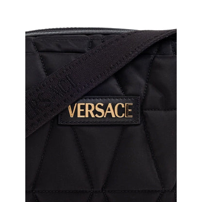 Versace shoulder bag with applied logo Shoulder