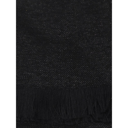 Fabiana Filippi Scarfs Black SAD265A801L202VR2-P25
